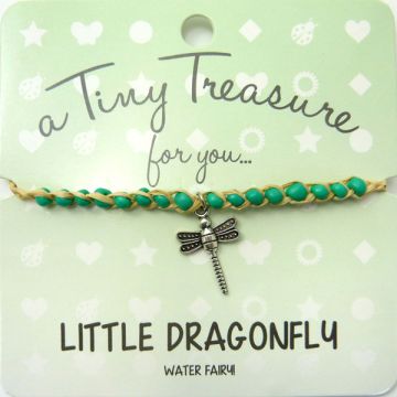 TT108- Tiny Treasure armband Little Dragonfly