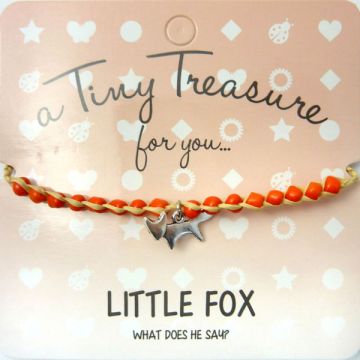 TT123- Tiny Treasure armband Little Fox