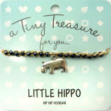 TT101- Tiny Treasure armband Little Hippo