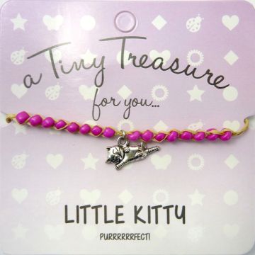 TT136- Tiny Treasure armband Little Kitty