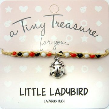 TT126- Tiny Treasure armband Little Ladybird