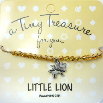 TT120- Tiny Treasure armband Little Lion