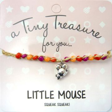 TT125- Tiny Treasure armband Little Mouse