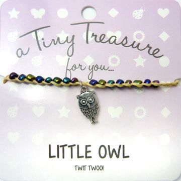 TT135- Tiny Treasure armband Little Owl