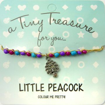 TT104- Tiny Treasure armband Little Peacock