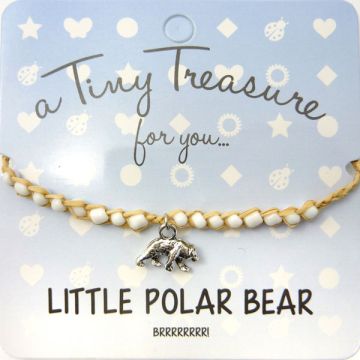 TT97- Tiny Treasure armband Little Polar Bear