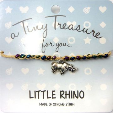 TT142- Tiny Treasure armband Little Rhino