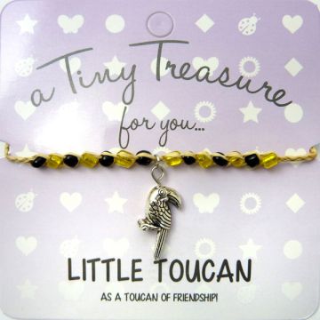 TT140- Tiny Treasure armband Little Toucan