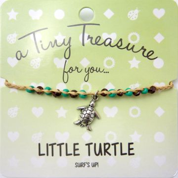TT112- Tiny Treasure armband Little Turtle