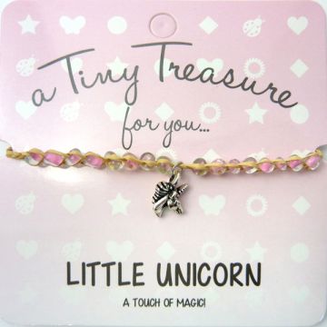TT132- Tiny Treasure armband Little Unicorn