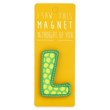 I saw this Magnet and .... - MA032 - Letter L