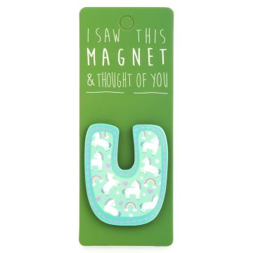 I saw this Magnet and .... - MA040 - Letter U