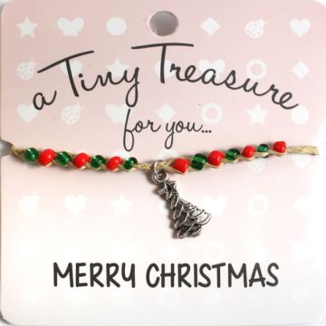 TT77- Tiny Treasure armband Merry Christmas