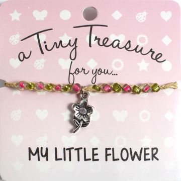 TT82- Tiny Treasure armband My Little Flower