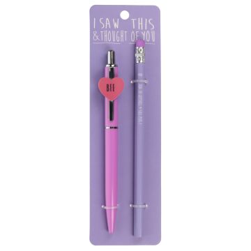I saw this - Pen & Pencil - PE115 - BFF Heart
