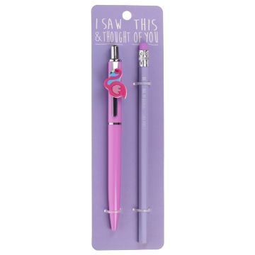 I saw this - Pen & Pencil - PE125 - Flamingo