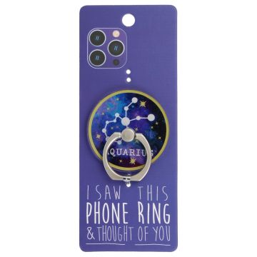 Phone Ring Holder - PR011 - I Saw this & thought of You - Aquarius 
