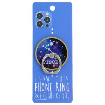 Phone Ring Holder - PR012 - I Saw this & thought of You - Pisces 