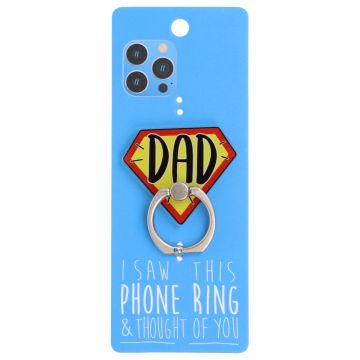 Phone Ring Holder - PR018 - I Saw this & thought of You - Super Dad