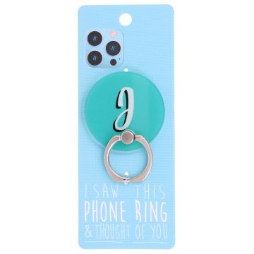 Phone Ring Holder - PR035 - I Saw this & thought of You - J