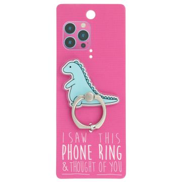 Phone Ring Holder - PR060 - I Saw This Phone Ring - Dino