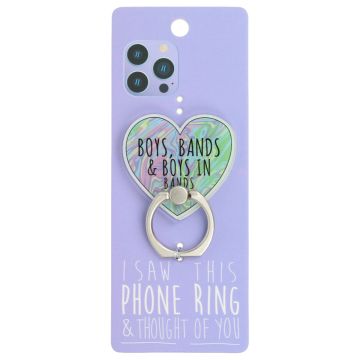 Phone Ring Holder - PR071 - I Saw This Phone Ring - Boys Band