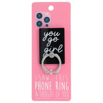 Phone Ring Holder _ PR073 - I Saw This Phone Ring - You Go Girl