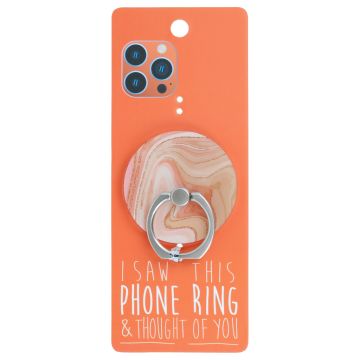 Phone Ring Holder _ PR100 - I Saw This Phone Ring - Pink Swirl