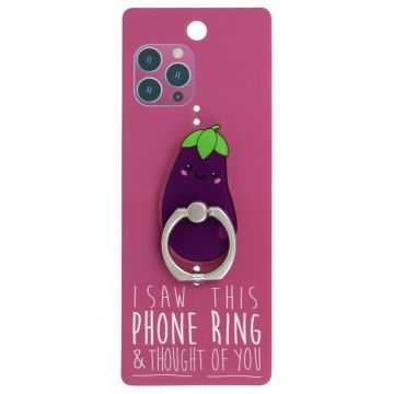 Phone Ring Holder _ PR126 - I Saw This Phone Ring - Aubergine