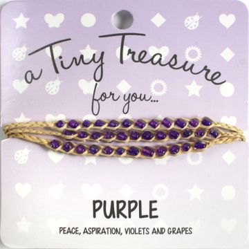 TT43 - Tiny Treasure armband Purple