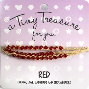 TT39 - Tiny Treasure armband Red