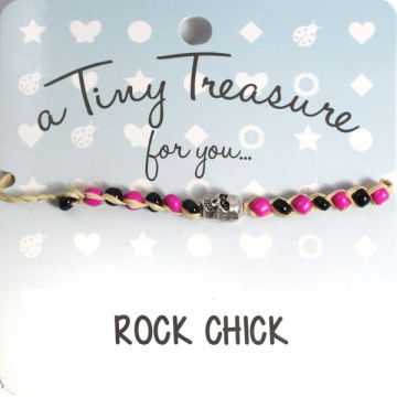 TT93- Tiny Treasure armband Rock Chick