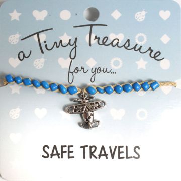 TT96- Tiny Treasure armband Safe Travels