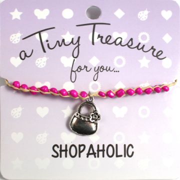 TT91- Tiny Treasure armband Shopaholic