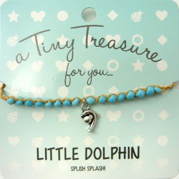 TT102- Tiny Treasure armband Little Dolphin