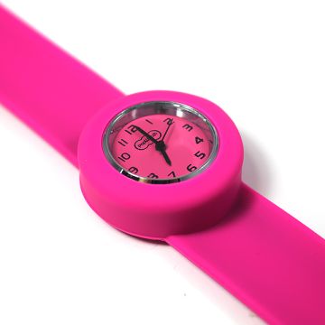 Wacky Watch - horloge - Donker roze