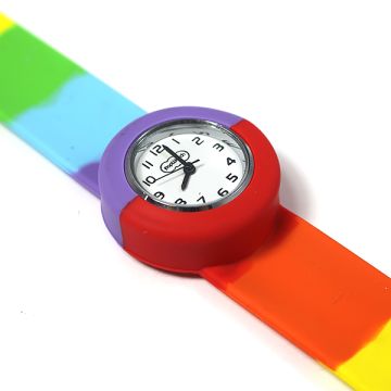 Wacky Watch - horloge - Regenboog kleuren