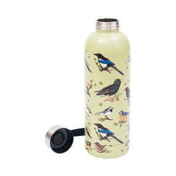 Eco Chic - Thermal Bottle (thermosfles)  - T03 - Green - Wild Birds   
