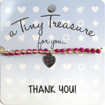 TT51 - Tiny Treasure armband Thank You