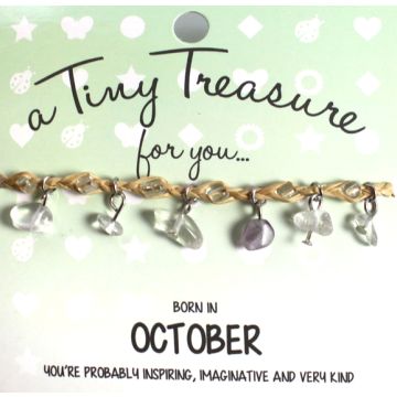 TT10 - Tiny Treasure armband Oktober