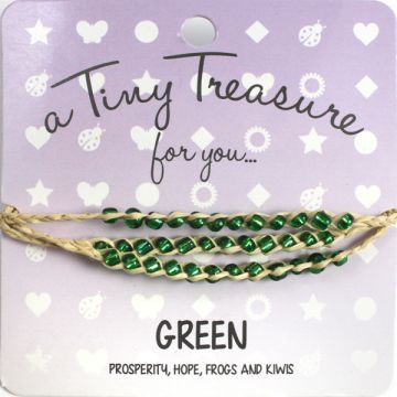 TT41 - Tiny Treasure armband Green