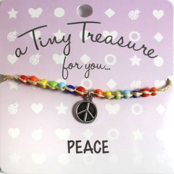 TT85- Tiny Treasure armband Peace