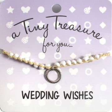 TT89- Tiny Treasure armband Wedding Wishes