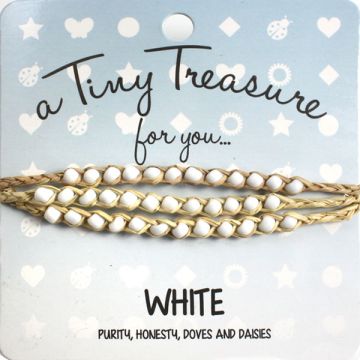 TT45 - Tiny Treasure armband White
