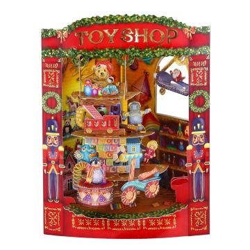 Santoro Swing Card - XSC208 - Christmas Toy Shop