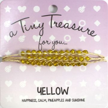 TT40 - Tiny Treasure armband Yellow
