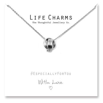 480511 - Life Charms - YY11 - Necklace Silver Lucky Rings