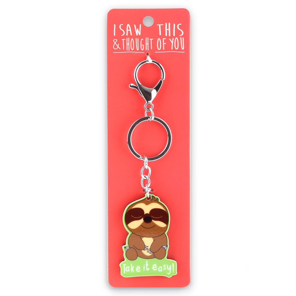 Keyring  Zoo - I saw this & thought of You Sloth - Luiaard