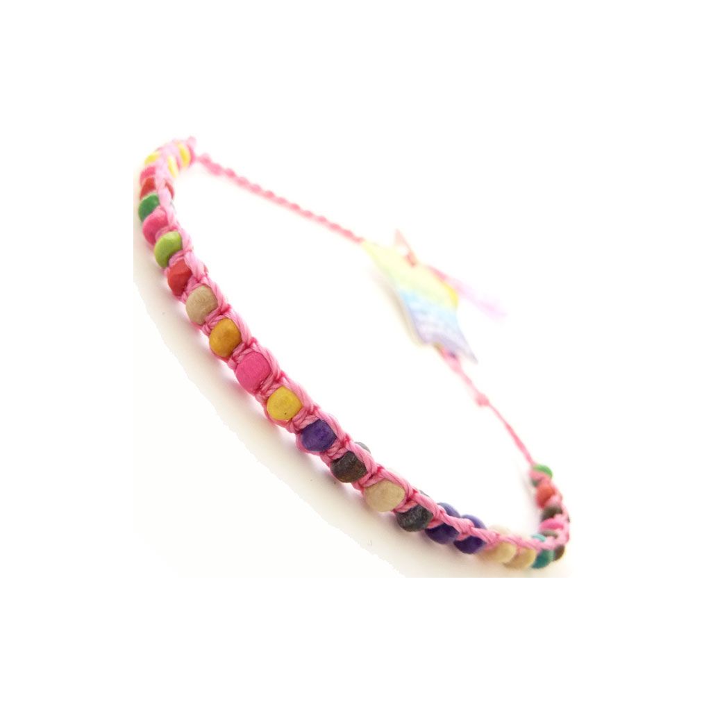 Friendship Bracelet - A6 Candy Pink
